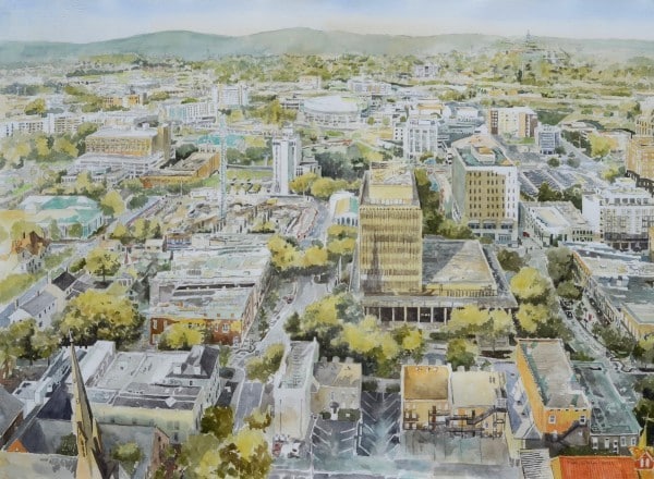 Original design for the City Hall painting